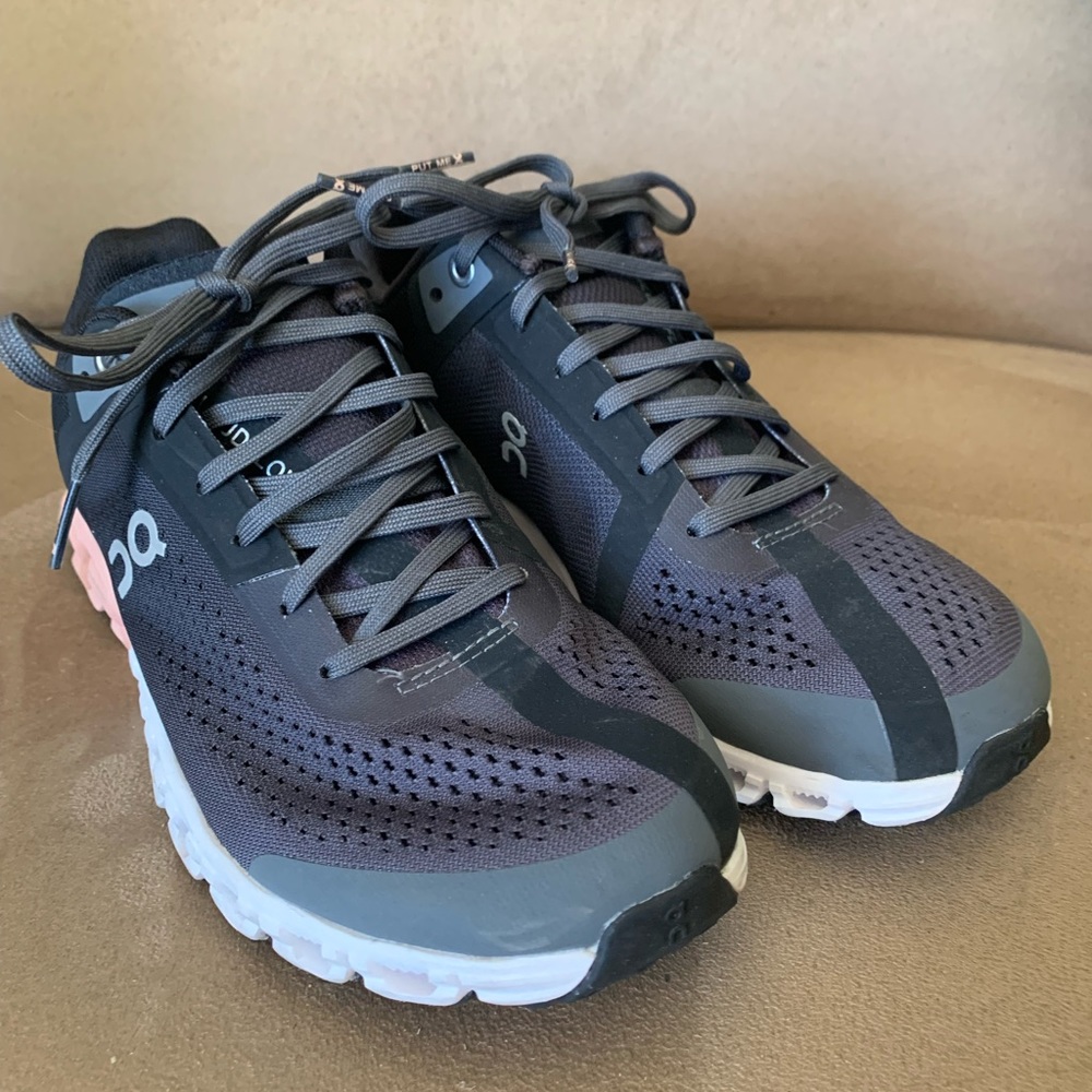 On tennis shoes, rarely worn.